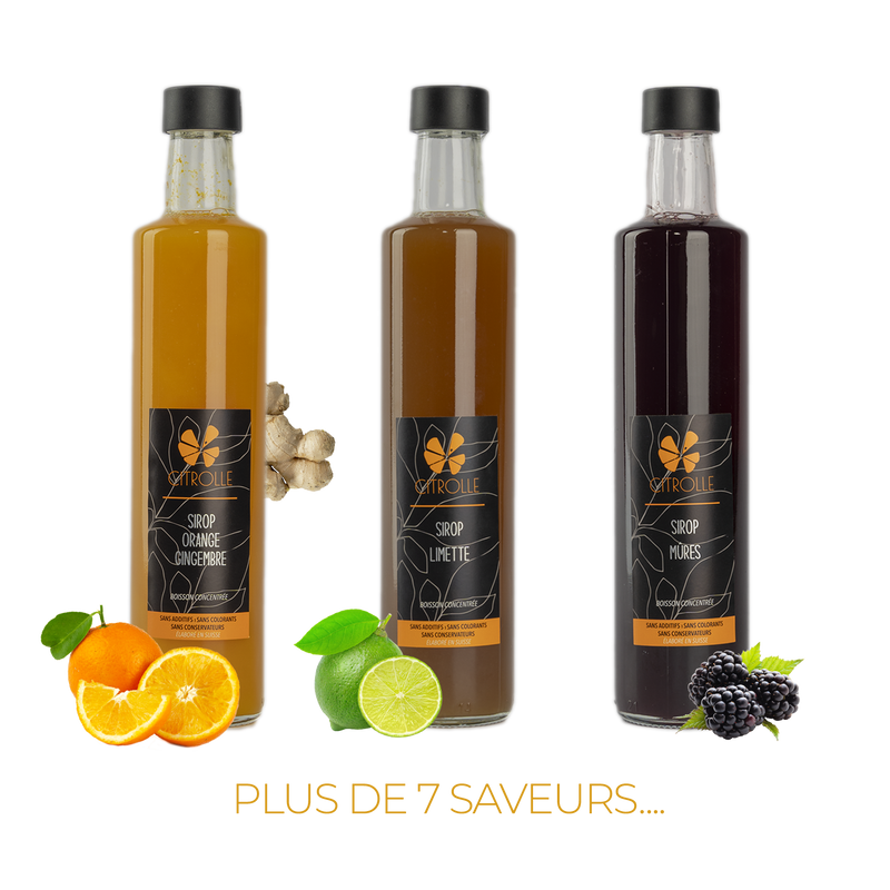 Sirops aux saveurs multiples | 500ml